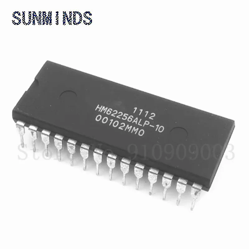 5pcs HM62256ALP-10 DIP28 HM62256LP-10 HM62256 HM62256ALP HM62256A 62256 DIP-28