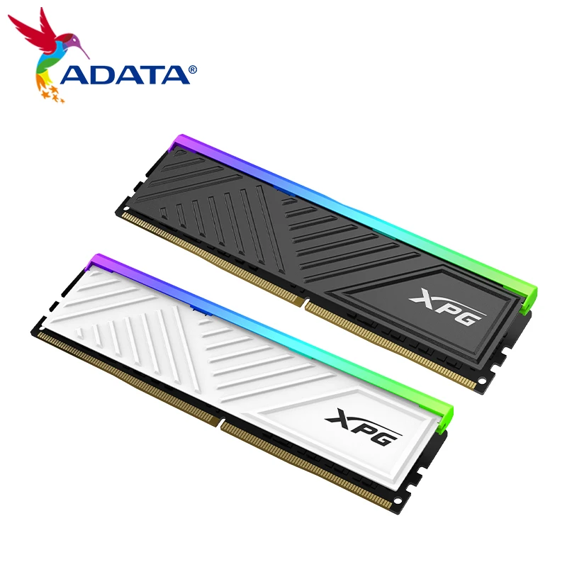 Imagem -02 - Adata-xpg Memória Ram de Secretária Ddr4 com Rgb 3200mhz 8gb 16gb Dissipador de Calor 288 Pinos Sdram Ddr4 Chip de Memória