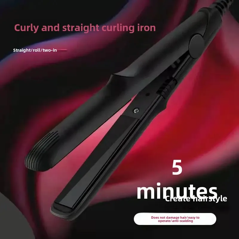 

Мини-щипцы-выпрямитель для студентов, мужчин и женщин, кожу, бахрома, инструмент для укладки, компактные универсальные аксессуары для ухода за волосами