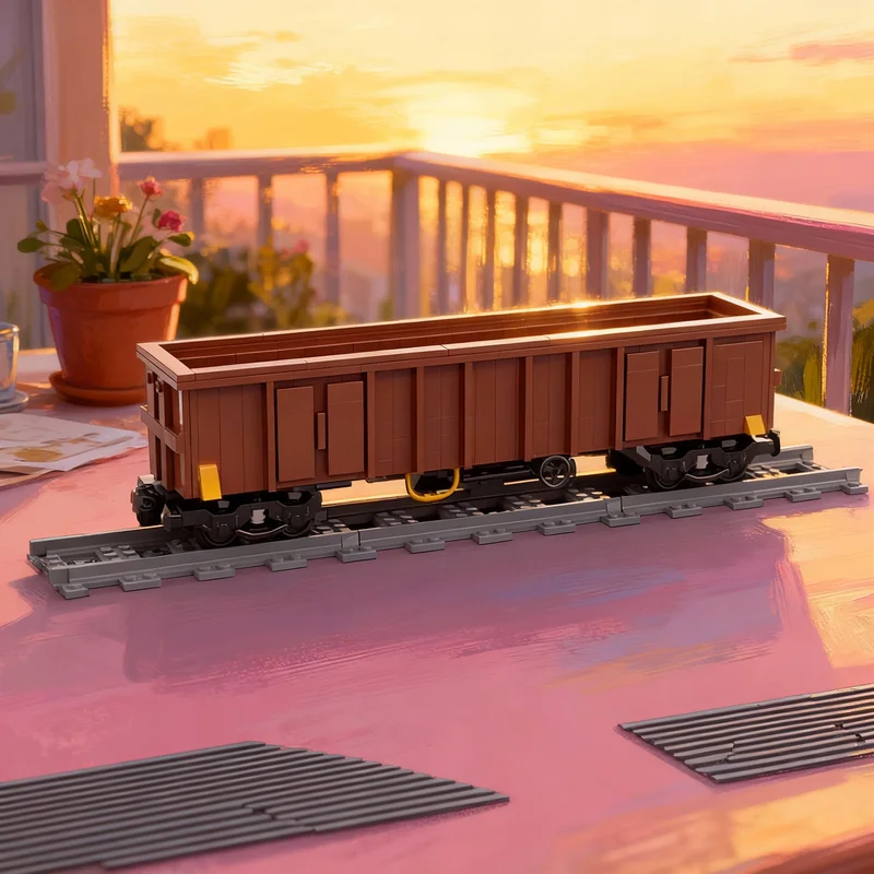 

482pcs MOC Gondola Wagon Train RC Model Building Blocks Construction Assemble Toys DIY Education Christmas Gift Creative Idea