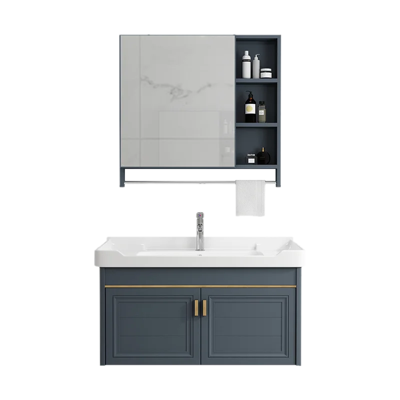 ZL Bathroom Cabinet Bathroom Balcony Wash Basin Cabinet Combination Washbasin Washstand Basin