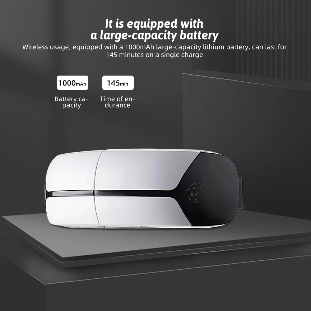 2025 مبيعا صغير ذكي الاهتزاز ضغط الهواء الأسطوانة العين مدلك جديد آلة تخفيف التوتر رئيس مدلك