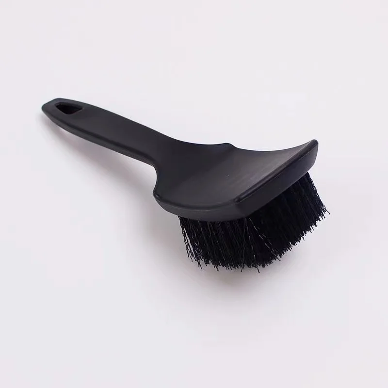 1 Piece Tire Brush, Black Stiff Bristle Wheel Cleaning Brush, Carpet Brush, Detail Brush, No Scratch Wheel & Tire Brush for Car