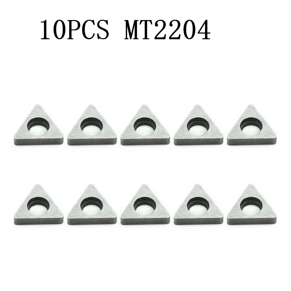 10pcs MT1603 CNC Turning Tool Holder Inserts Blades 16*3*circle Center 5mm Triangular Wedge CNC Turning Tool Holder For Woodwork