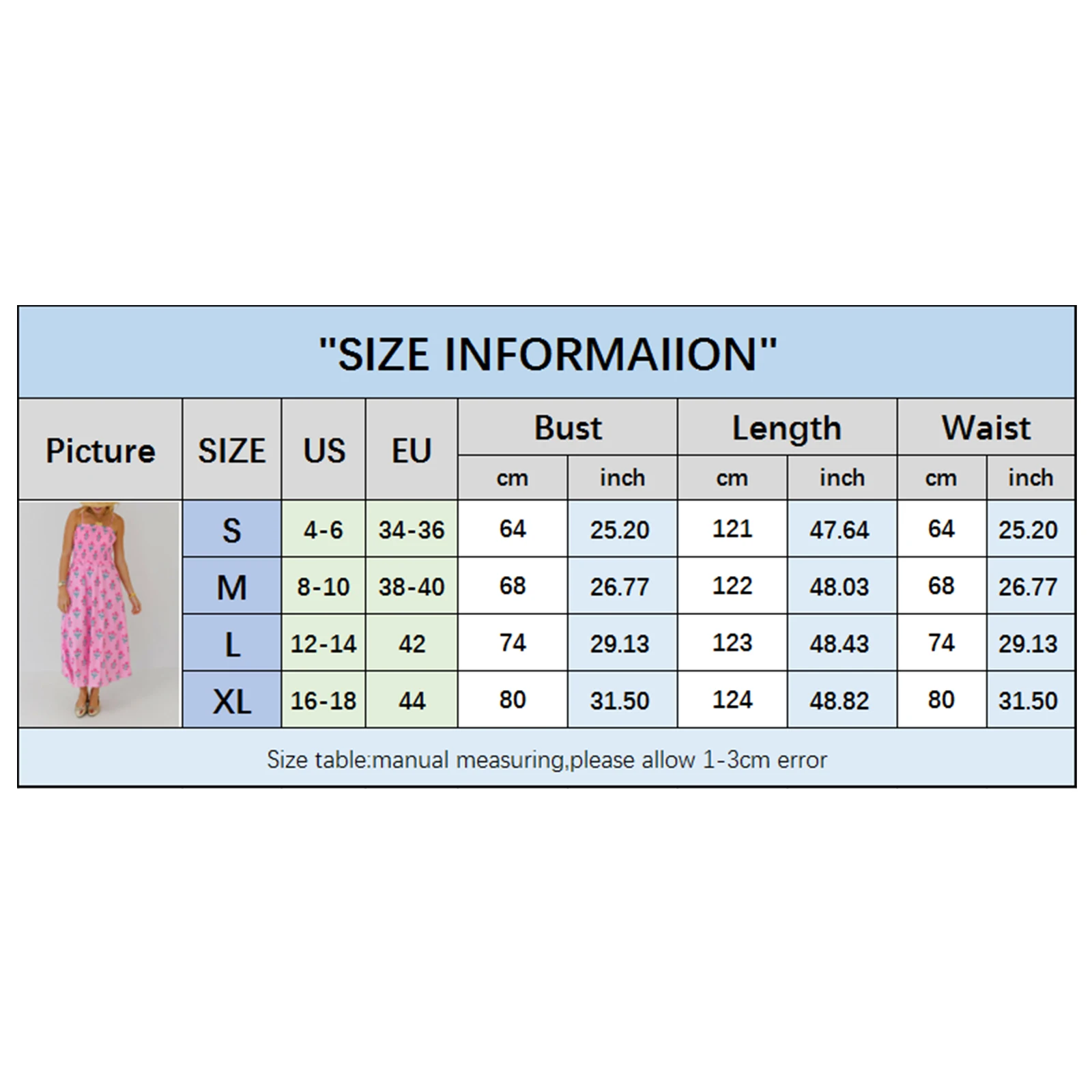 Abito da donna con cinturino per spaghetti Elegante abito lungo senza maniche smock con stampa floreale con volant per la primavera e l'estate