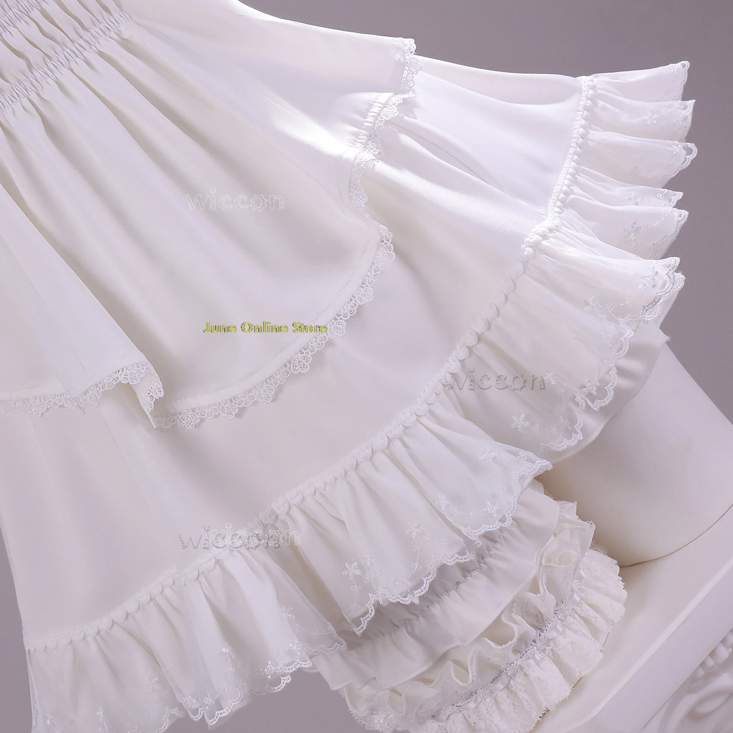 Re:0 Ram & Rem Relax Time Pajama - Sweet White Dress Props Zero Women's Halloween Figure Style Costume Cosplay Full Costumes Set - view 6