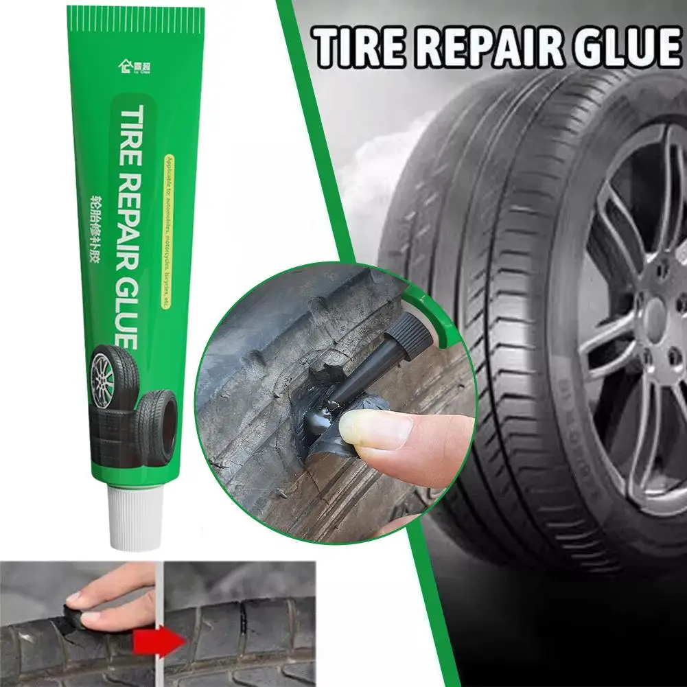Tire Repair Glue Rubber Adhesive Sealant Waterproof For Car Motorcycle Bicycle Tire Side Crack Emergency Tire Repair Glue