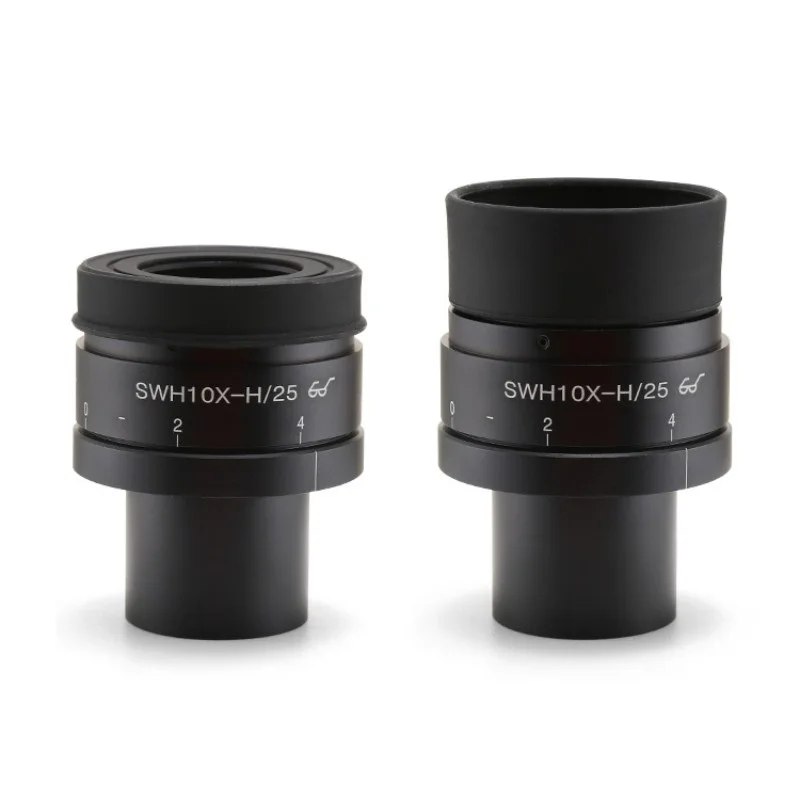 1PCS SWH10X Binocular Trinocular Stereo Microscope Eyepiece Lens Diopter Adjustable Wide Field 30mm Mounting Size Microscopio