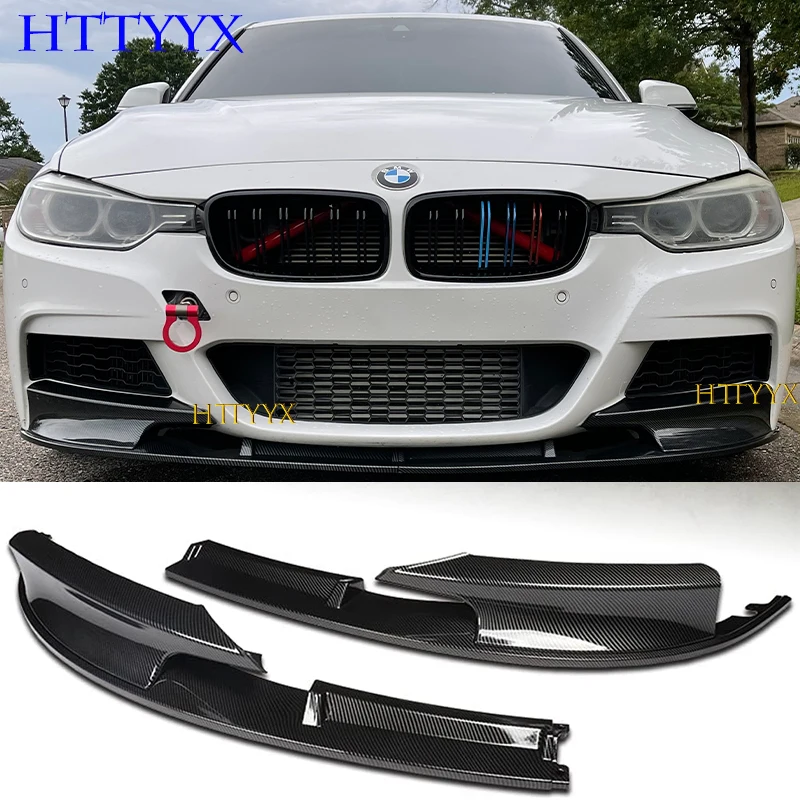 

2PCS 2012-2018 BMW 3-Series F30 (M-Tech/M-Sport Bumper Only), Front Bumper Lip Spoiler Air Chin Body Kit Splitter