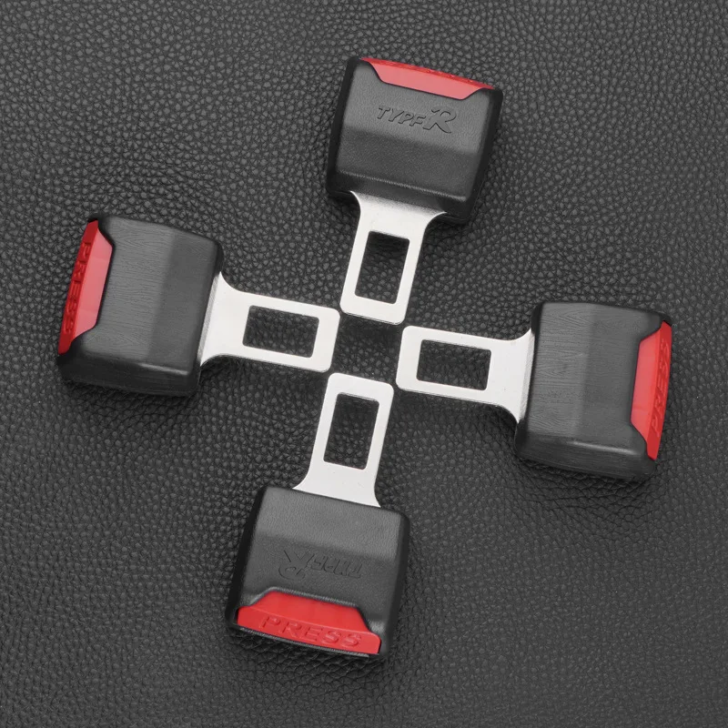 1Pc/2PCs Universal Car Seat Belt Clip Extender Plug Thick Insert Socket Extender Safety