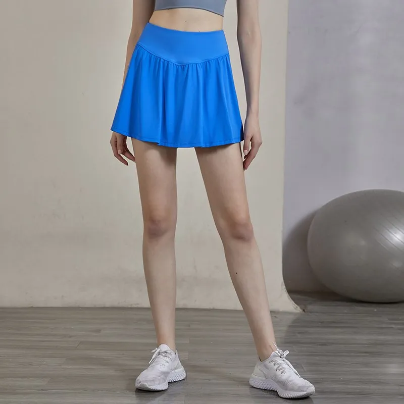 

Women High Waist Sports Pleated Skirt Fashion Golf Tennis Skirts Fitness Shorts Badminton Running Short Athletic Workout Skort