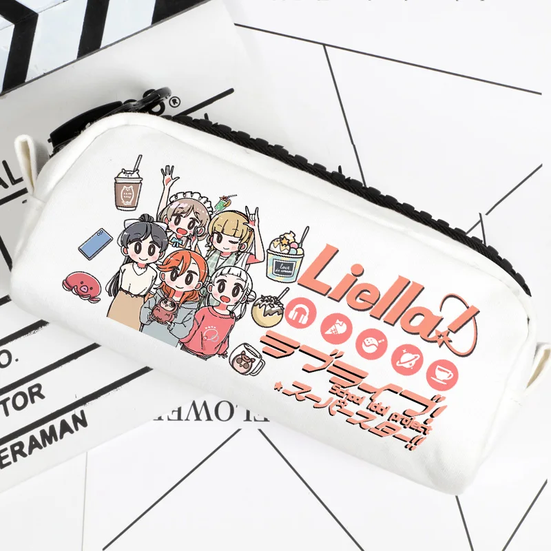 Anime Love Live! Superstar! Shibuya Kanon Tang Keke Pencil Case Cosplay Pen Bag Student Pencil Box Cartoon Cosmetic Storage Bag