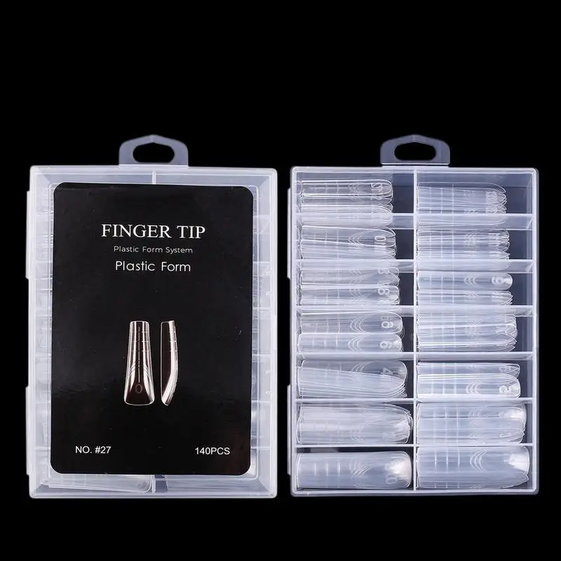 70/140/150 Stuks Nailpop Dual Systeem Nagels Formulieren Uitbreiding Valse Nagel Tips Top Formulieren Voor nagels Gel Building Mold Art Gereedschap