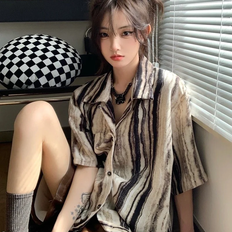 

Shirts Women Chiffon Embroidered Ruffle Collar Loose Fit Tea House Vintage Blouse For Artistic Female Social Afternoon Outing