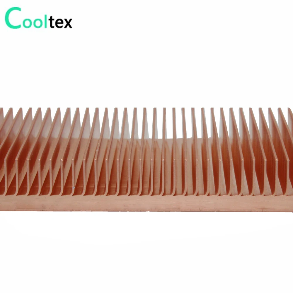 Zuiver Koper Heatsink Skiving Fin DIY Koellichaam Radiator Cooling Cooler Voor Elektronische CHIP LED IC RAM warmteafvoer