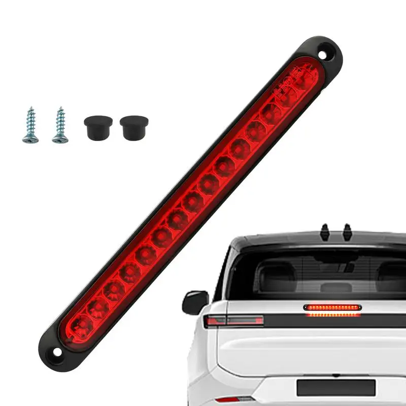 

Красный стоп-сигнал для автомобиля, светодиодный стоп-сигнал с высоким креплением, пыленепроницаемый, автомобильные принадлежности, задние фонари для ежедневного вождения, бизнеса