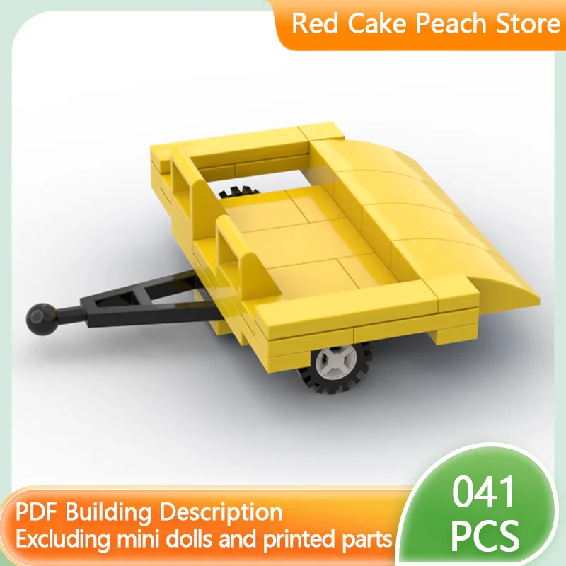 

City Car Model MOC Building Bricks Trailers For Towing Vehicles Modular Technology Children Holiday Gifts Assemble Toys Suit