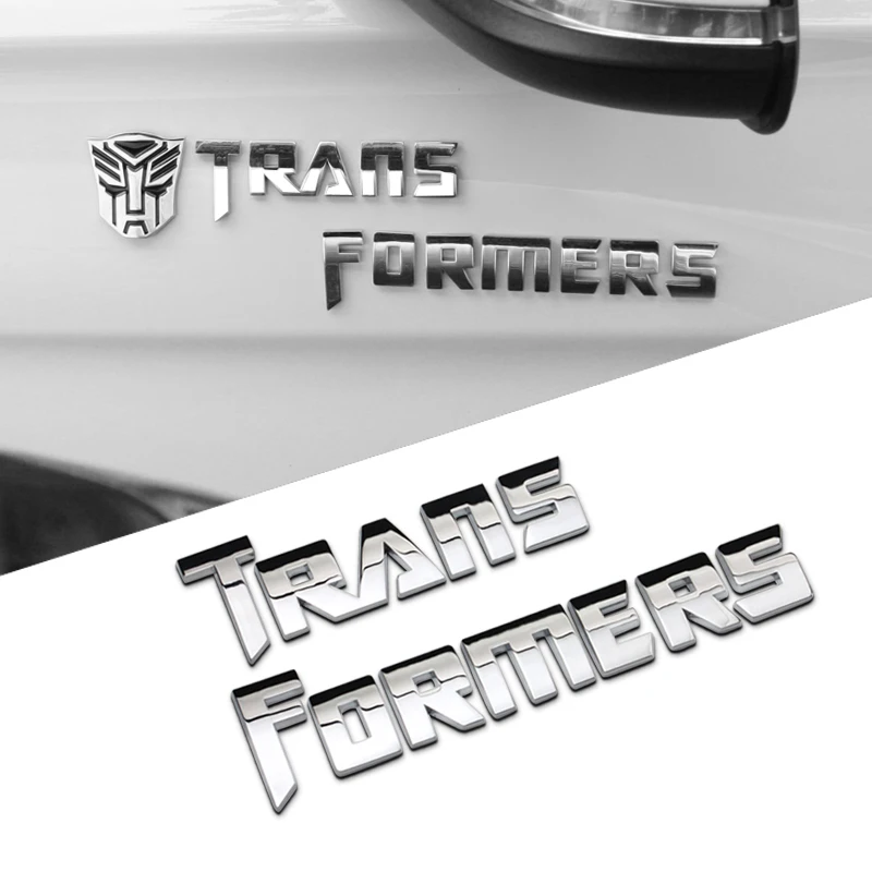 

Metal 3D Car Logo Transformers TF car stickers decorative tail stickers Car decoration accessories