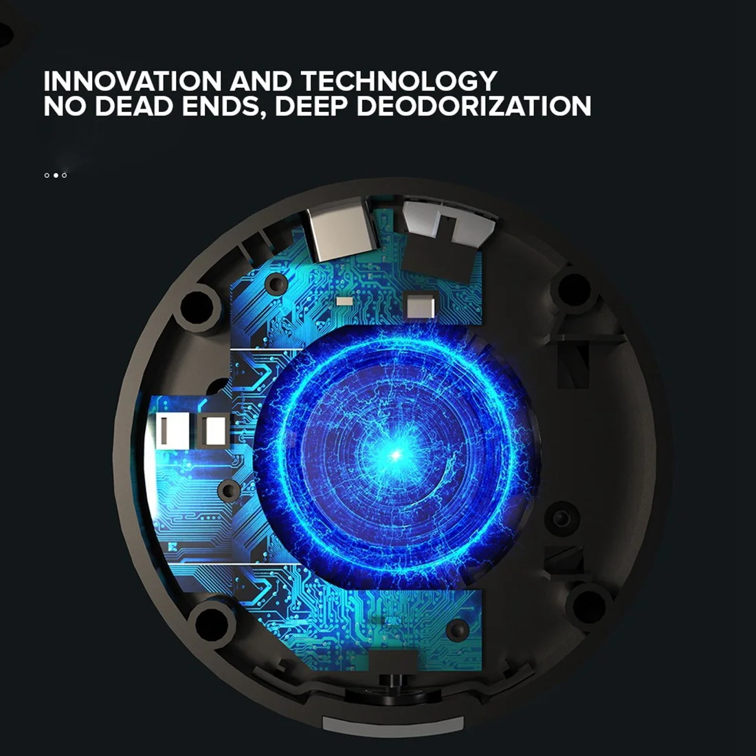 Purificador portátil do ar do carro mini, Filtro eficaz do ar HEPA, Purificador de íon negativo para bactérias, poeira, pólen, fumaça, branco