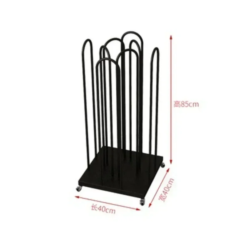 New Clothing store floor-to-ceiling clothing support storage rack removable hanger pants clip finishing rack