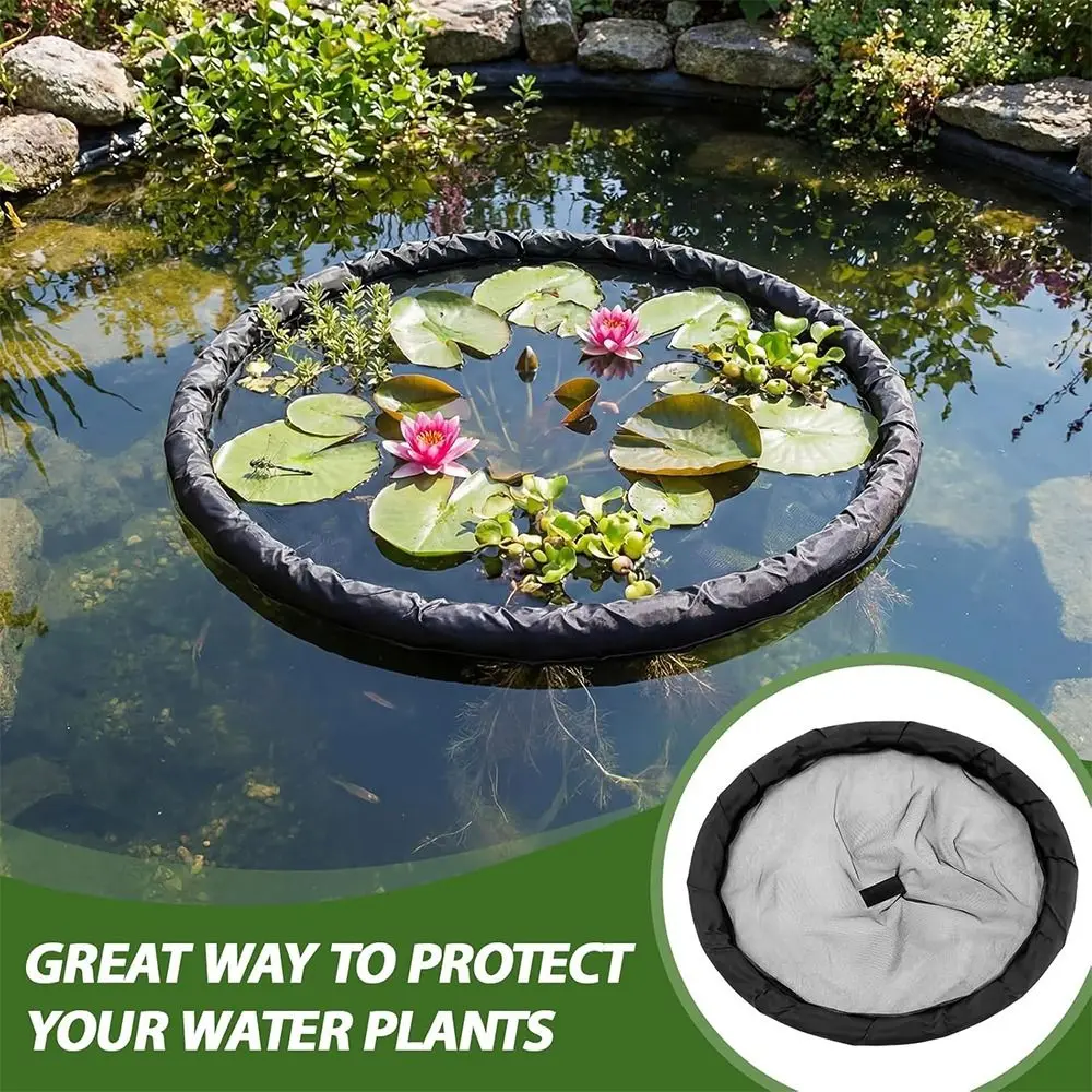 Fine Mesh Floating Island Plant Protector Net Breathable Wear-resistant Floating Flora Fish Barrier Polyester UV Resistant