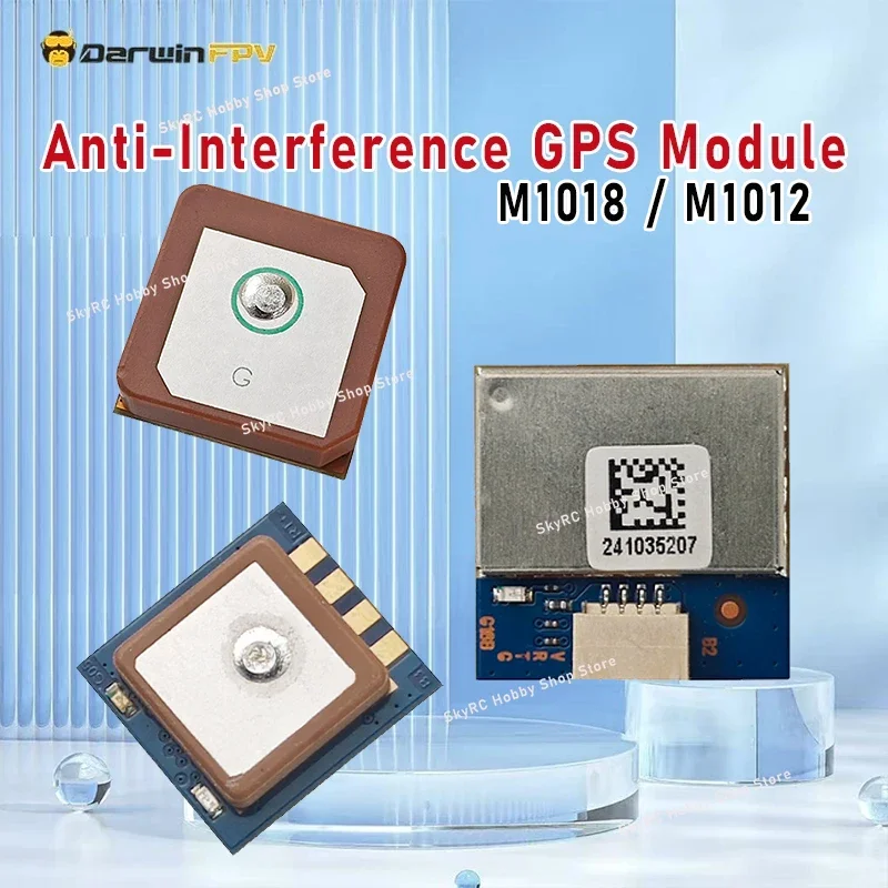 DarwinFPV M1018 M1012 GPS Module, Anti-Interference with FLASH, Multi-Mode Positioning, RC FPV Multirotor Spare Parts