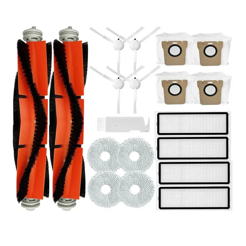 

Сменные детали для робота-пылесоса Dreame Bot L10 Ultra, основная боковая щетка, Hepa фильтр, мешок для пыли, тряпичная ткань для швабры