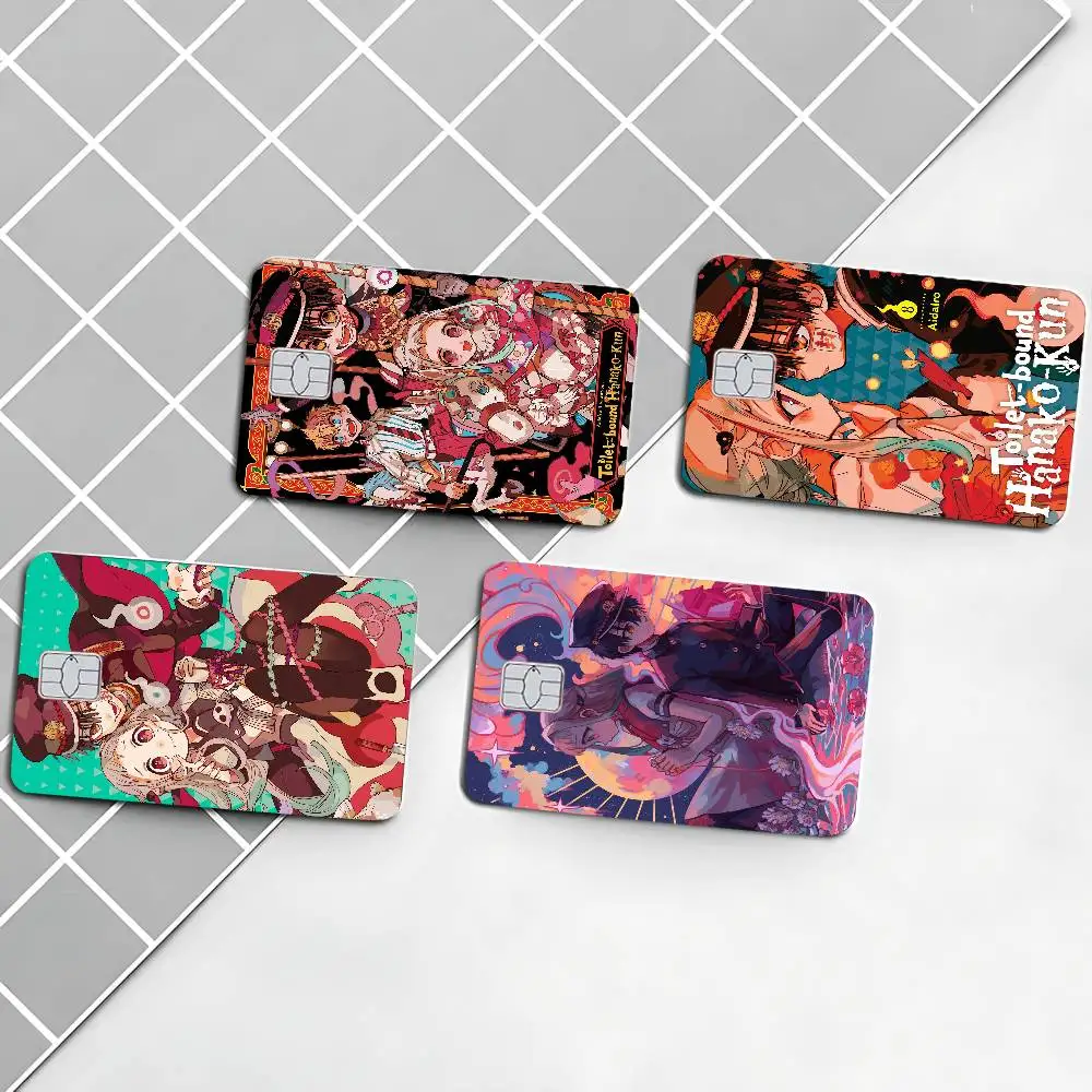 T-Toilet B-Bound Hanako-kun Anime Cartoon Sticker Film Skin for Credit Card Debit Bank Bus Card