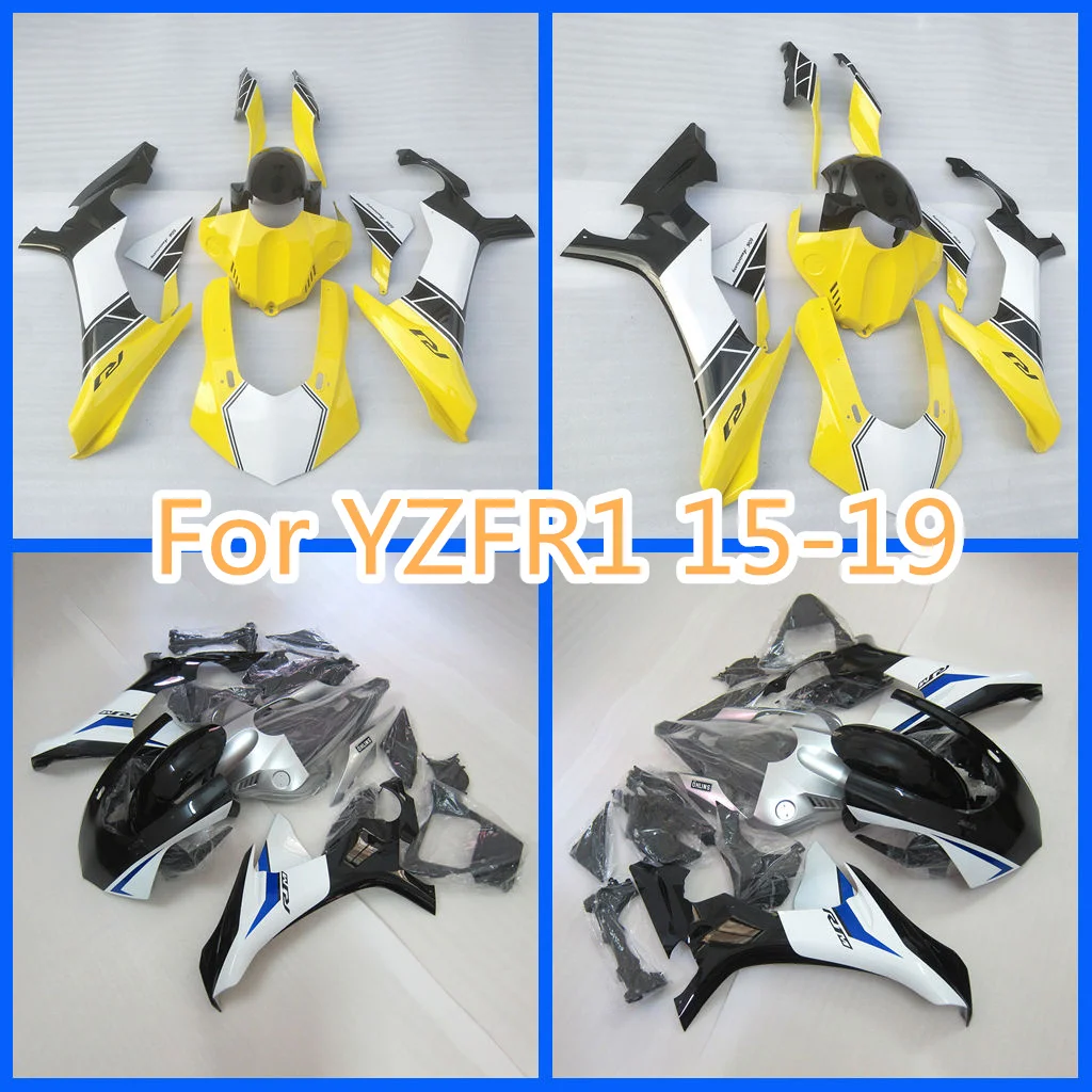 

For YAMAHA YZFR1 YZF-R1 YZF1000 1000 CC 2015-2019 Prime Fairings YZF R1 15 16 17 18 19 ABS Cowling ZXMT Bodywork Kit