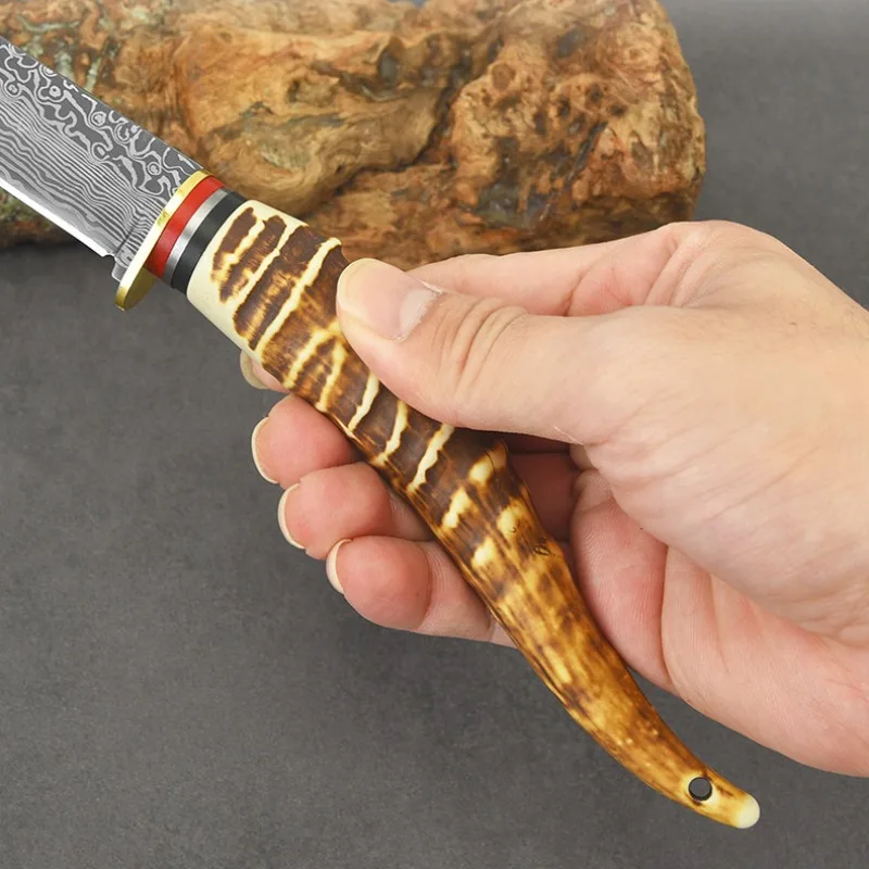 Mongolian Knife, Beast Style Outdoor Knife,With knife cover, Expedition Knife, Fishing knife SZ9195