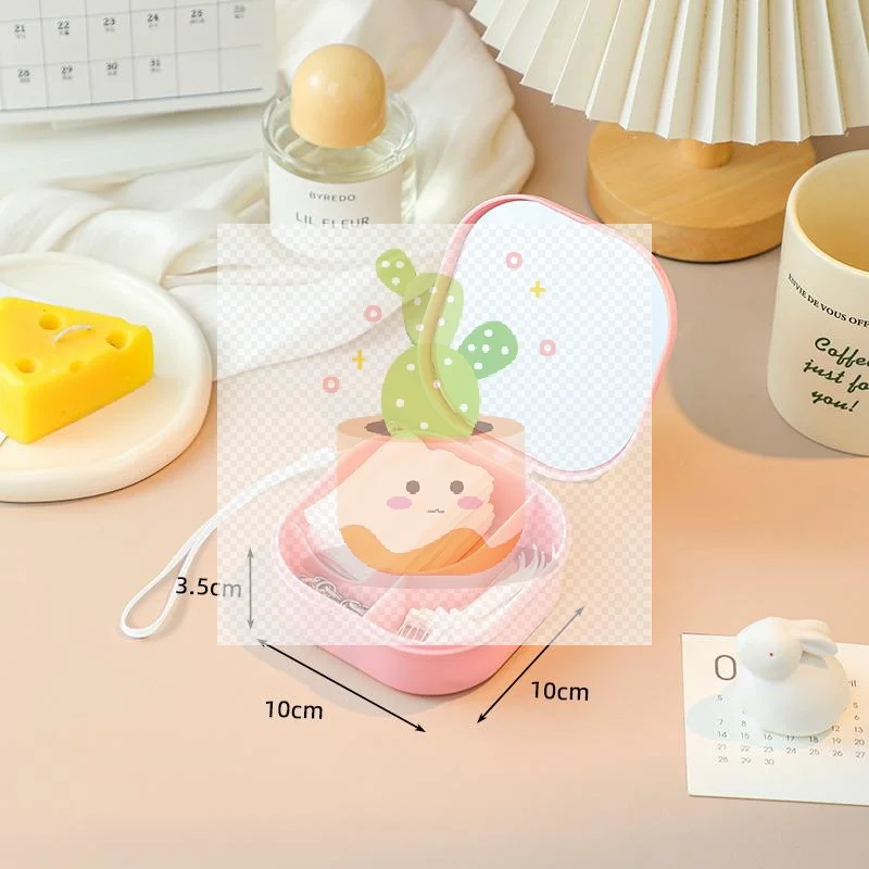 ポータブルコットン収納ボックス イヤリングリングコンパートメントボックス 防水ボックス 綿棒収納ボックス