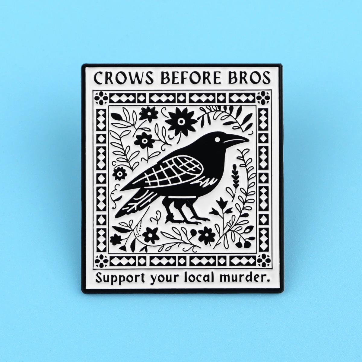 Humorous Crows Enamel Pin Vintage Brooches for Women Lapel Pins Badges on Backpack Clothes Accessories Funny Jewelry Gifts