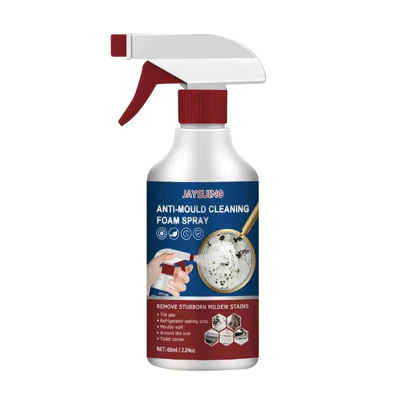 Spray de eliminación de moho, limpiador de moho de espuma activa multiusos, removedor de manchas de moho, aerosol para pared, suelo de madera, azulejo de baño, colchón