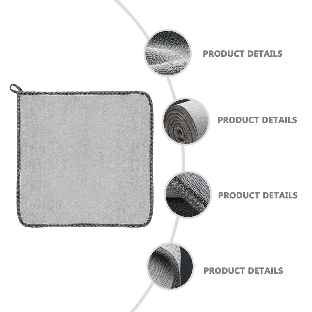 

2Pcs Car Washing Towel Thickened Microfiber Cleaning Cloth for Car Body Auto Drying Vehicle Detailing Safe Scratch-Free