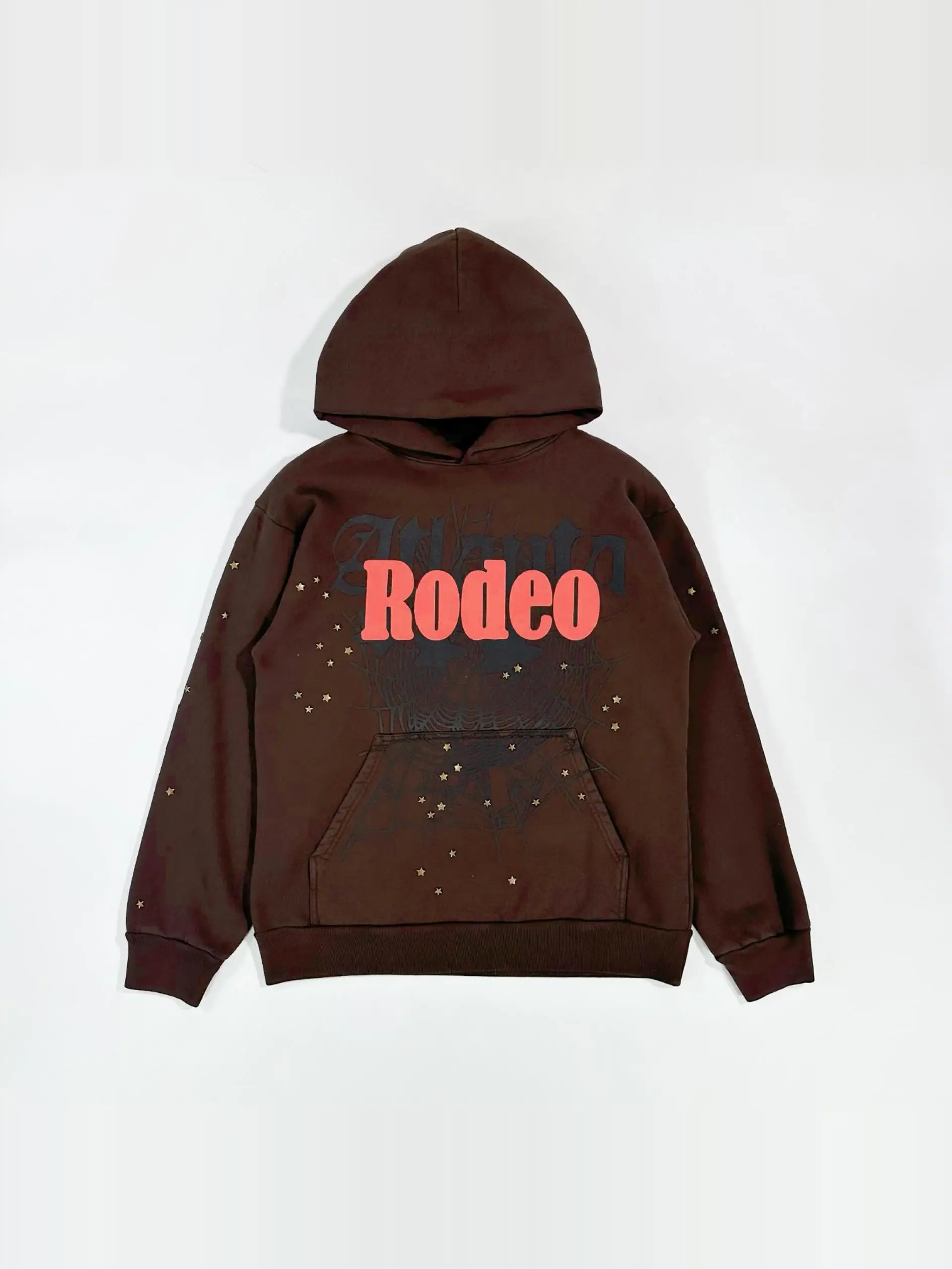 

CJ X Day before Rodeo Hoodie Trendy Brand Sweatirt with Copper Nail Design Loose Fit Long Sve Youth Casual Faion