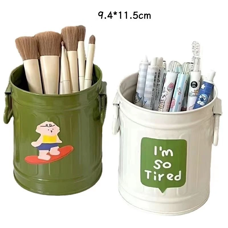 Useful Pen Storage Container High Capacity Festive Pencil Pot Holder Desk Christmas Lovely DIY Makeup Brush Pen Organizer