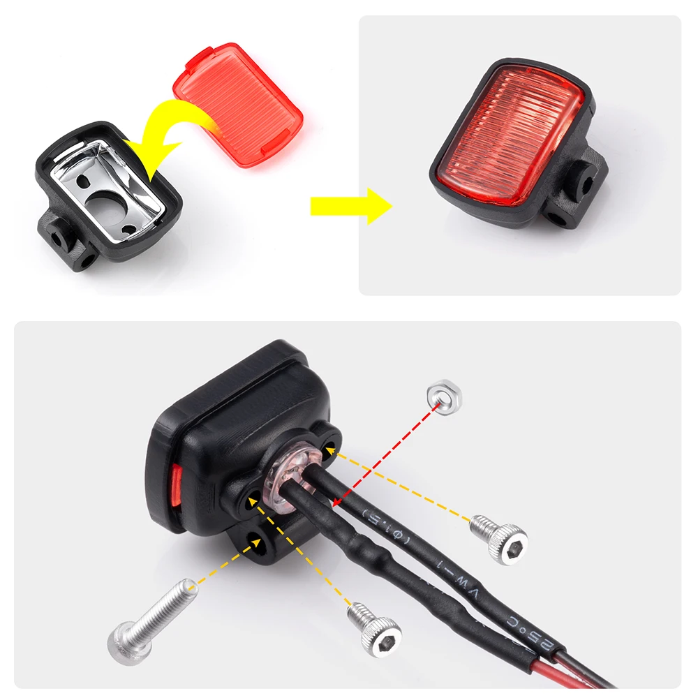 ไฟสปอตไลท์ LED สำหรับหลังคารถบังคับวิทยุ AXSPEED สำหรับ Axial SCX10 Wraith TRX4 TRX6 Tamiya 1/10 RC Crawler Car อะไหล่ DIY