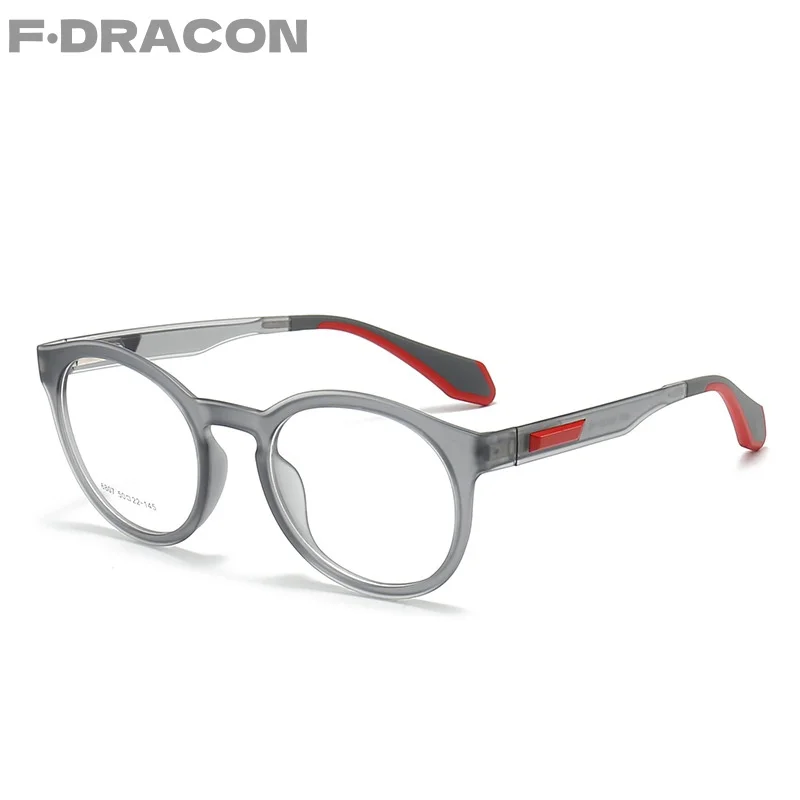 New  In Ultra-light TR90  Business Round Men's And Women's Glasses Frame Sports Optical Prescription Glasses Frame KS6805