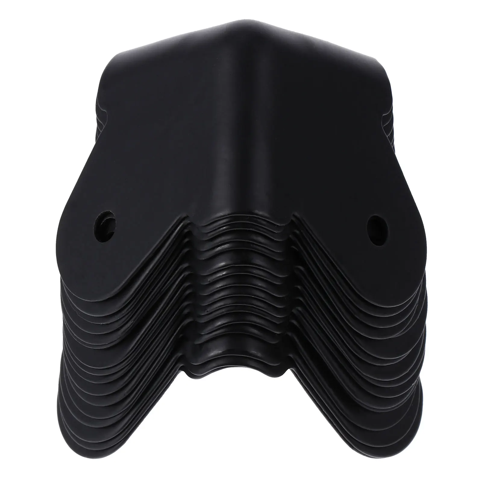 

16pcs Speaker Cabinet Corner Protector Durable Black Metal Guards Rounded Iron Replacement Fits Guitar Accessories