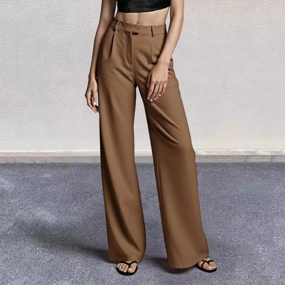 High Waist Straight Leg Casual Formal Women's Long Pants Commute across Borders New Model Comfortable Fashionable