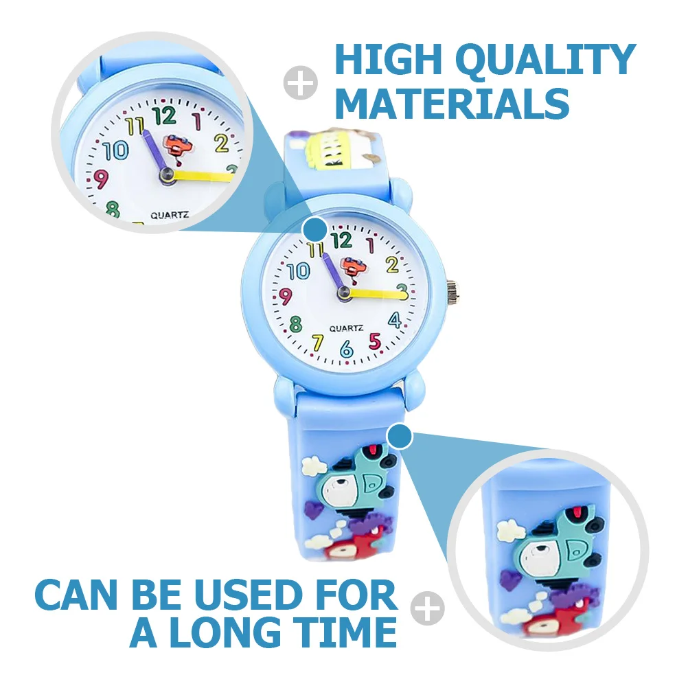 1Pcs Watch 3D Cartoon Decorative Quartz Wristwatch Wristwatch Lovely Silicone Fashionable 3D Watch