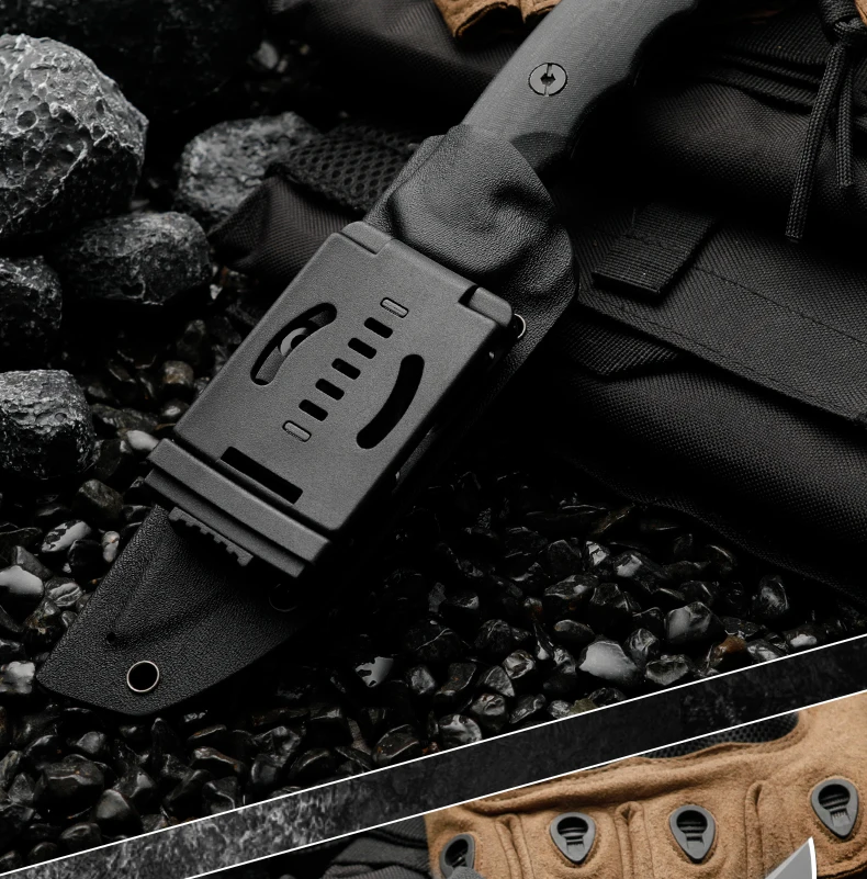Hochwertige feststehende Messerklingen, Outdoor-Messer, Campingmesser mit hoher Härte und Scheiden, kleine Messer, Geschenke für Männer. – Detail 10