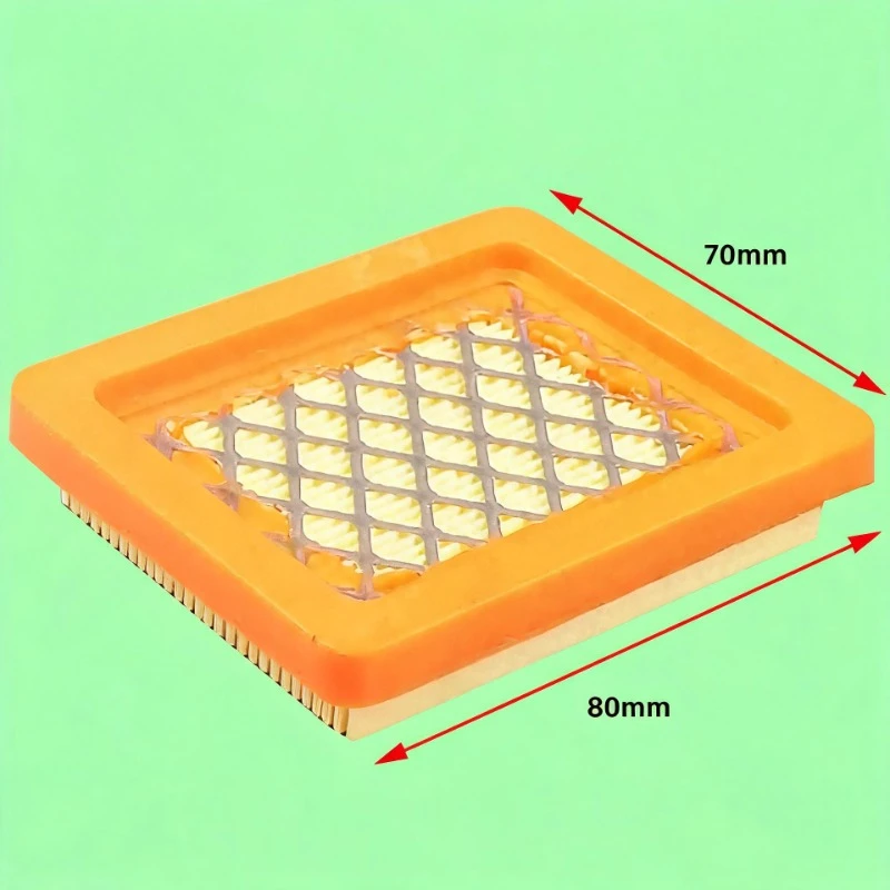 8Pcs GX50 Air Filter Paper 17211‑Z3F‑000 Compatible With Honda GXV50 4‑Cycle 47.9CC Brush Cutter Replacement Parts