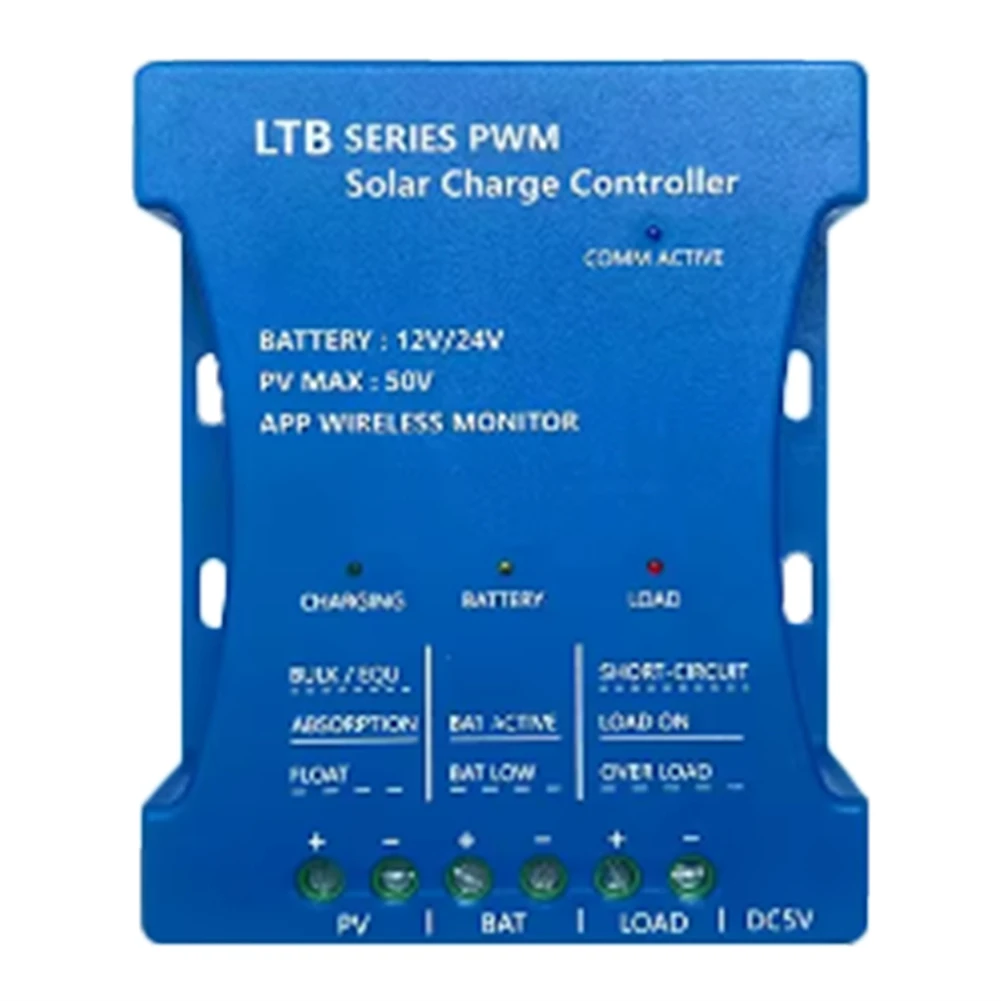 ABYN-20V PWM Solar Charge Controller With Bluetooth Mobile APP Remote Control ,USB Output