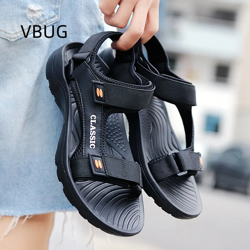 Men's Summer New In Black Sandal Best Sellers In 2023 Products Shoes for Men with Free Shipping Designer Leisure Replica Shoes