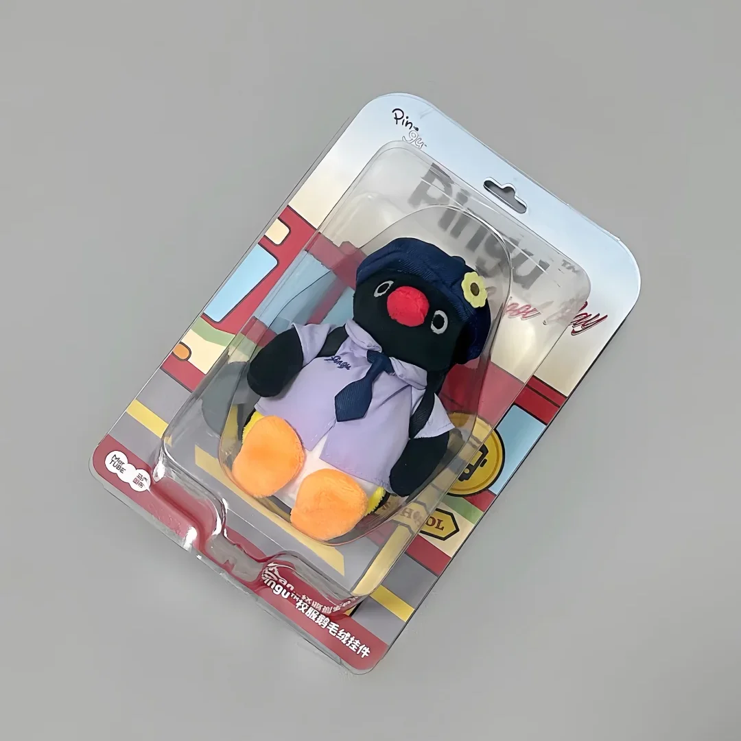 Pingu Pingu Goose Plush Pendant Doll School Uniform Bag Decoration Graduation Gift Creative Plush Toys For Women