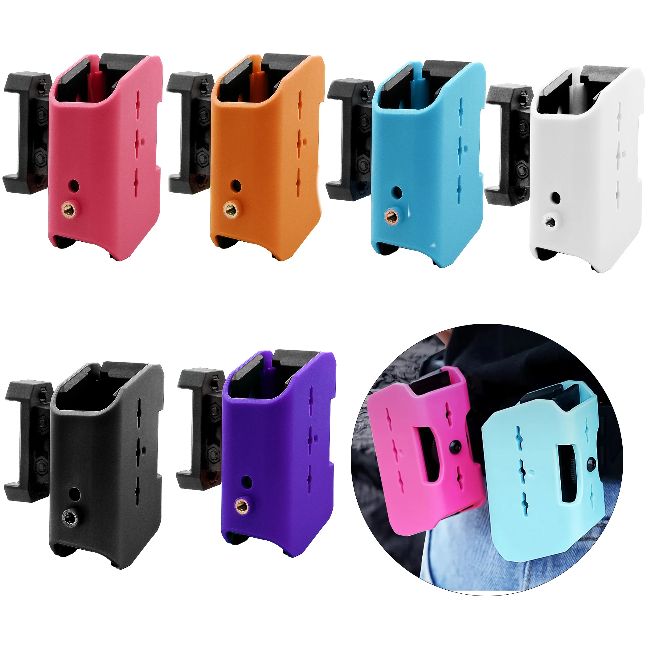 

FMA FI-0005 360 ° Поворотный тактический подсумок IPSC для магазинов с быстрым доступом для соревнований по стрельбе и страйкболу