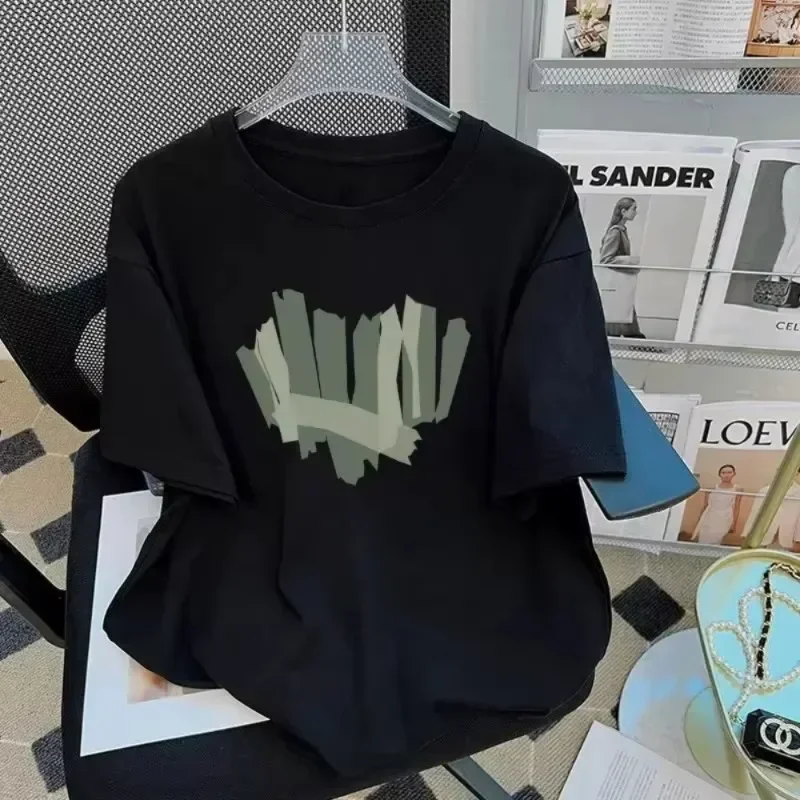 

Женская футболка больших размеров, одежда с короткими рукавами и графикой, свободный и повседневный, мягкий и удобный, дышащий, для занятий спортом на открытом воздухе