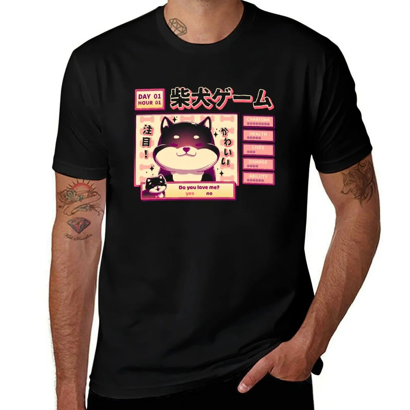 

Shiba Novel T-Shirt custom t shirt Funny t-shirt cotton graphic tees vintage clothes mens graphic t-shirts anime