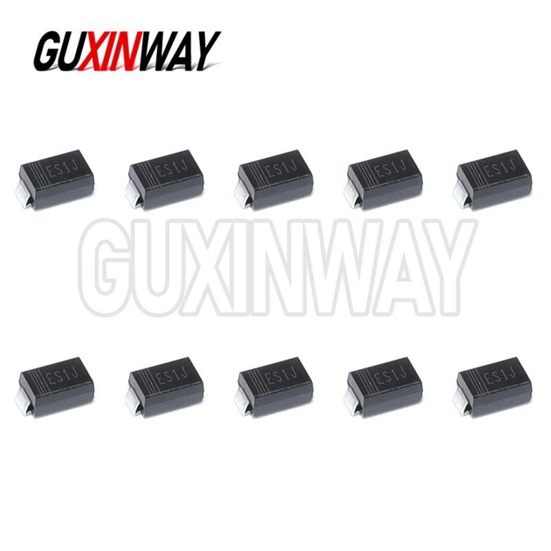 50Pcs SMD Fast Rectifier Diode ES1A ES1D ES1M ES1G ES1J ES2G ES2J 1A 2A 50V 200V 400V 600V 1000V DO-214AC SMA